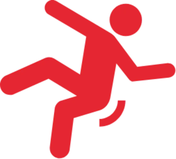 Slip an fall fall accident slip and fall svgrepo com