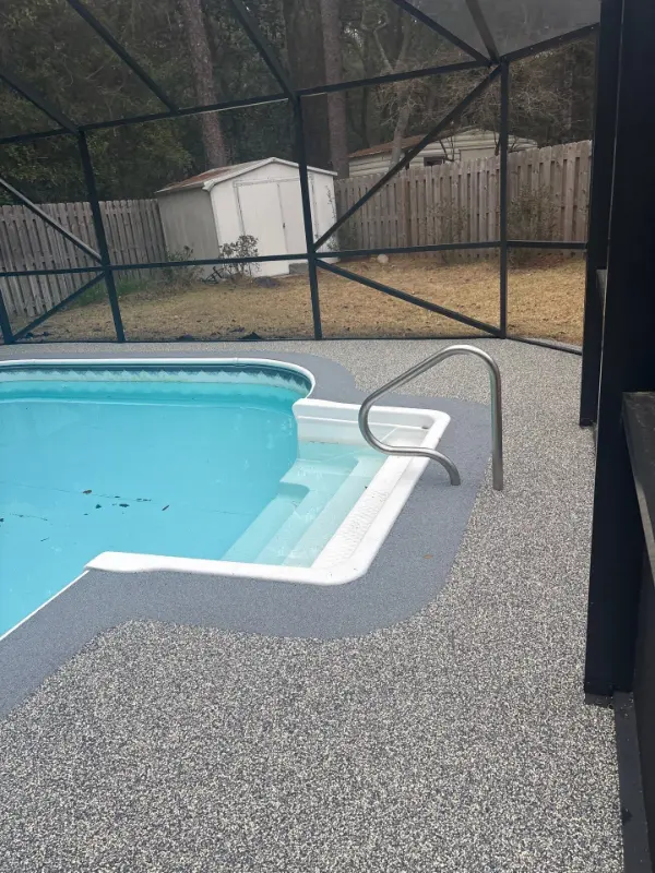 Pool side